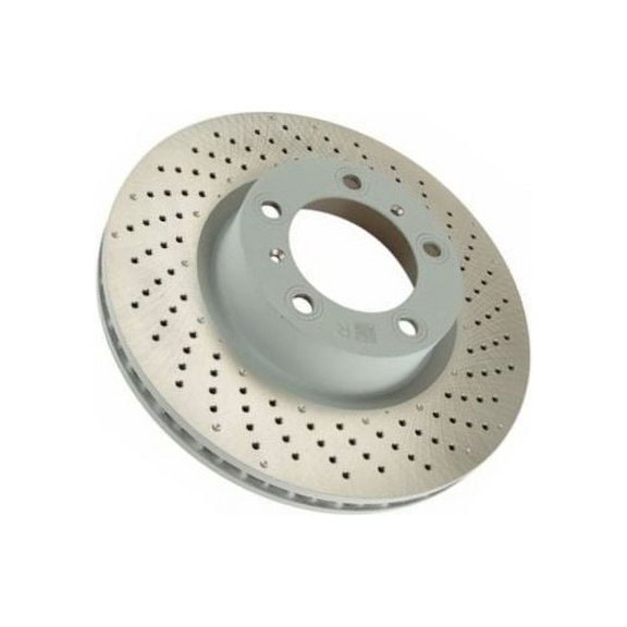 Front Right Brake Rotor - Compatible with 2009 - 2016 Porsche 911 2010 2011 2012 2013 2014 2015