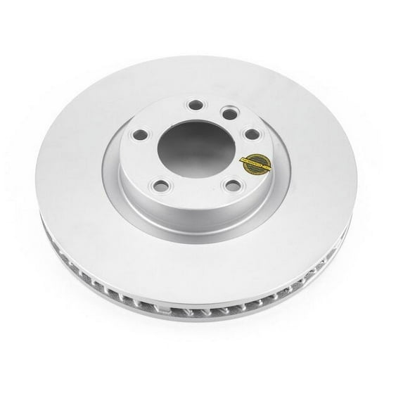 Front Right Brake Rotor - Compatible with 2011 - 2015 Volkswagen Touareg ELECTRIC/GAS - Power Stop
