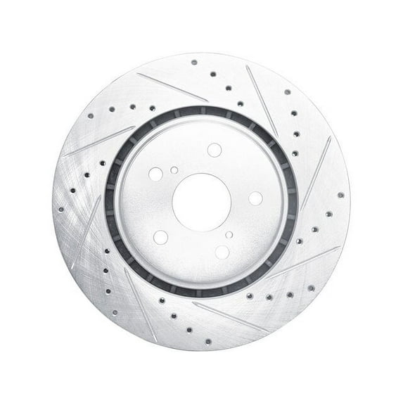 Front Right Brake Rotor - Compatible with 2016 - 2022 Lexus RX350 - Dynamic Friction