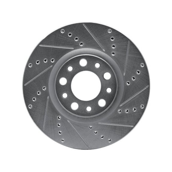 Front Right Brake Rotor - Compatible with 2016 - 2023 Fiat 500X - Dynamic Friction