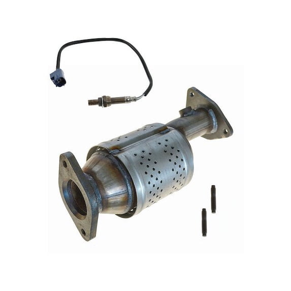 Front Right Catalytic Converter and Oxygen Sensor Kit - Compatible with 2012 - 2015 Nissan NV2500 4.0L V6 2013 2014