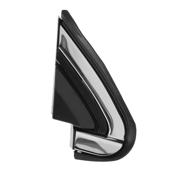Front Right Door Mirror Corner Triangle Pillar Trim Cover Panel Accent Outer Molding Guard with Chrome Strip Enhancement Fit for CR-V CRV RE 3rd Gen 2007-2011 Right Passenger Side Molding Shield