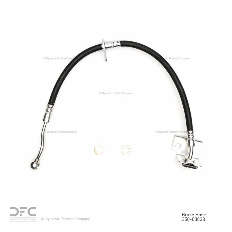 Dynamic Friction Front Right Brake Hose - Compatible With 2005-2010 Hyundai Sonata & 2006-2011 Azera