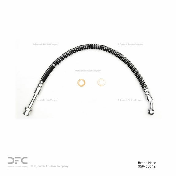 Front Right Dynamic Friction Company Brake Line Hose 350-03042 For 2007-2012 Hyundai Veracruz