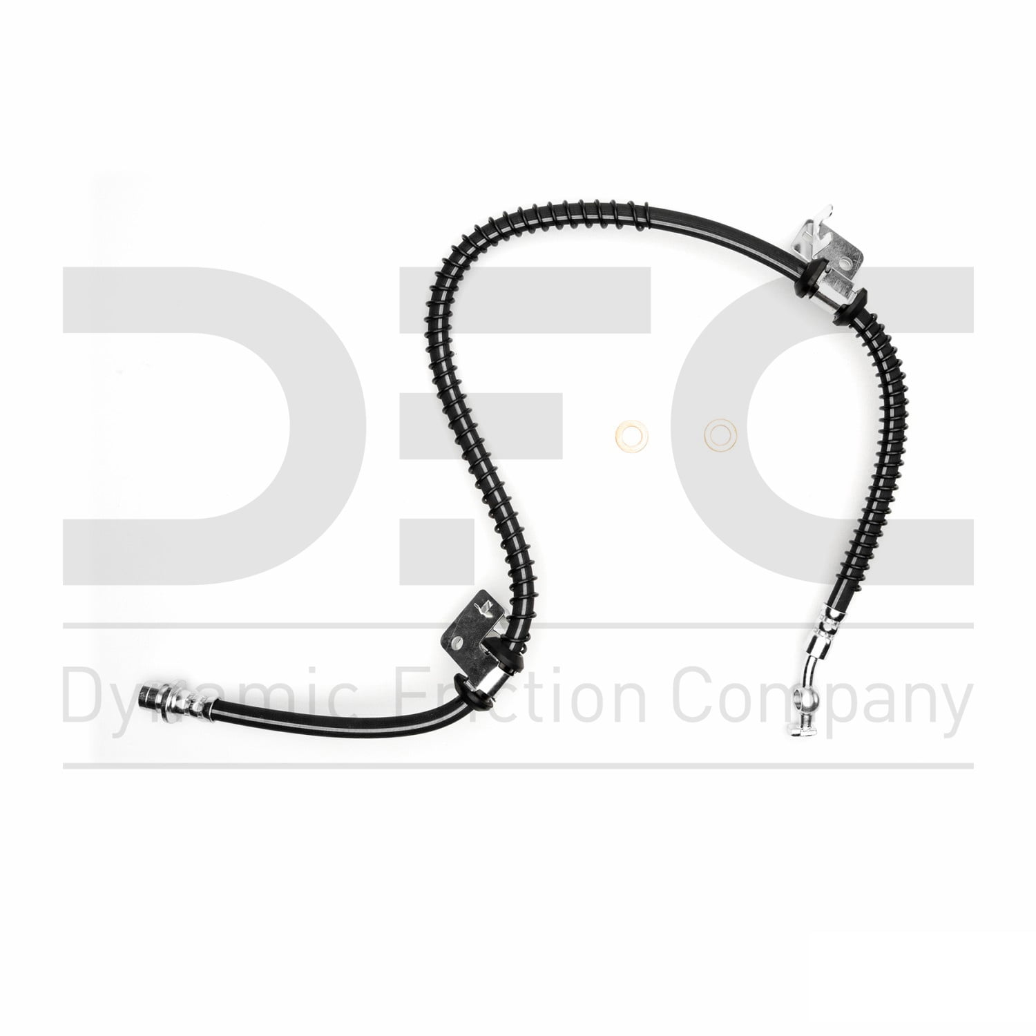 Front Right Dynamic Friction Company Brake Line Hose 350-11045 For 1995-2000 Land Rover Range Rover