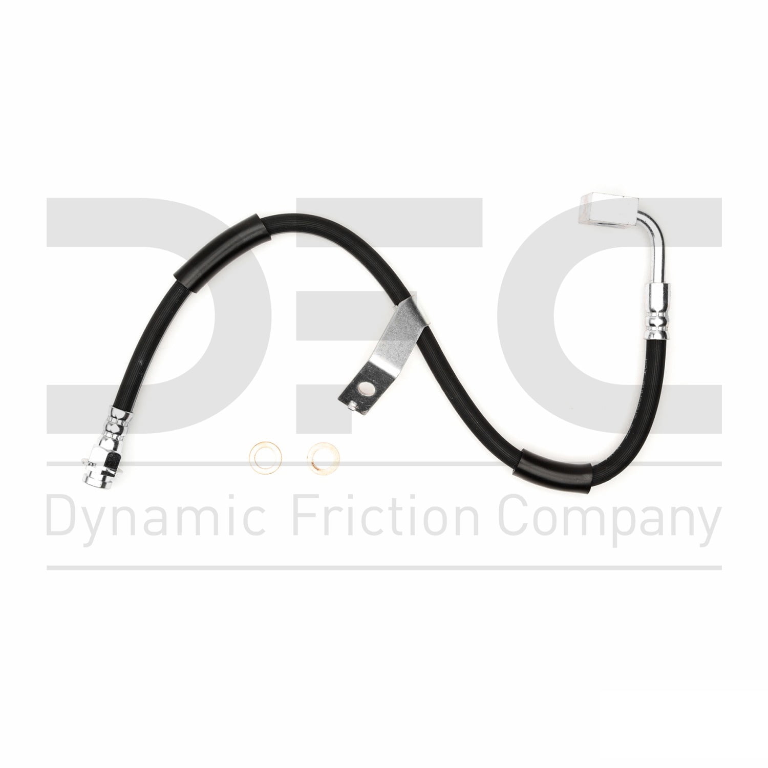 Front Right Dynamic Friction Company Brake Line Hose 350-40139 For 1987-1988 Dodge Dakota