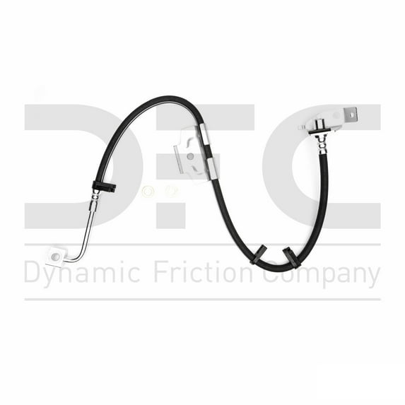 Front Right Dynamic Friction Company Brake Line Hose 350-40202 For 2003-2010 Dodge Ram 2500, 2003-2010 Dodge Ram 3500, 2011-2013 Ram 2500