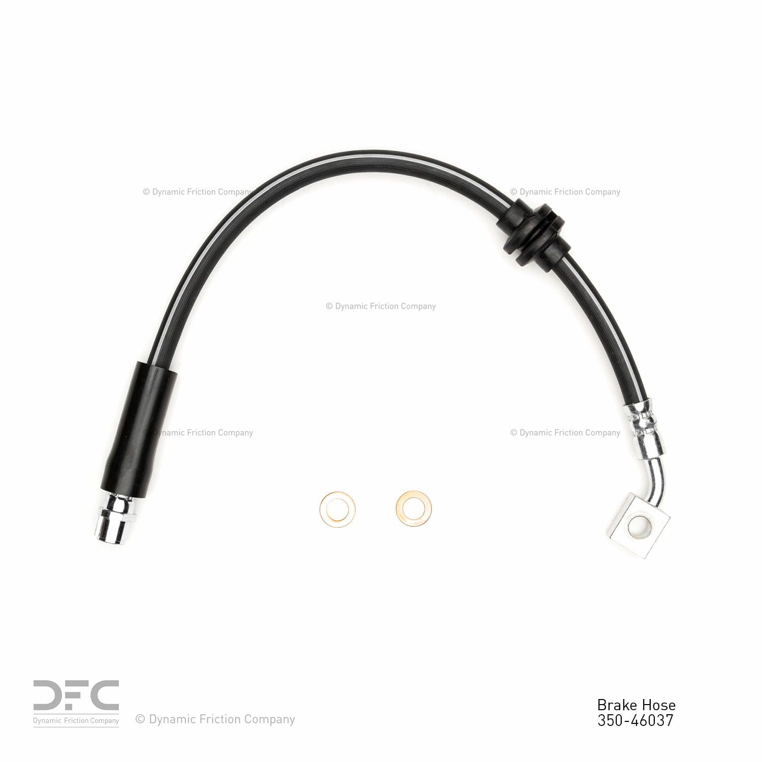 Front Right Dynamic Friction Company Brake Line Hose 350-46037 For 2013-2018 Cadillac XTS
