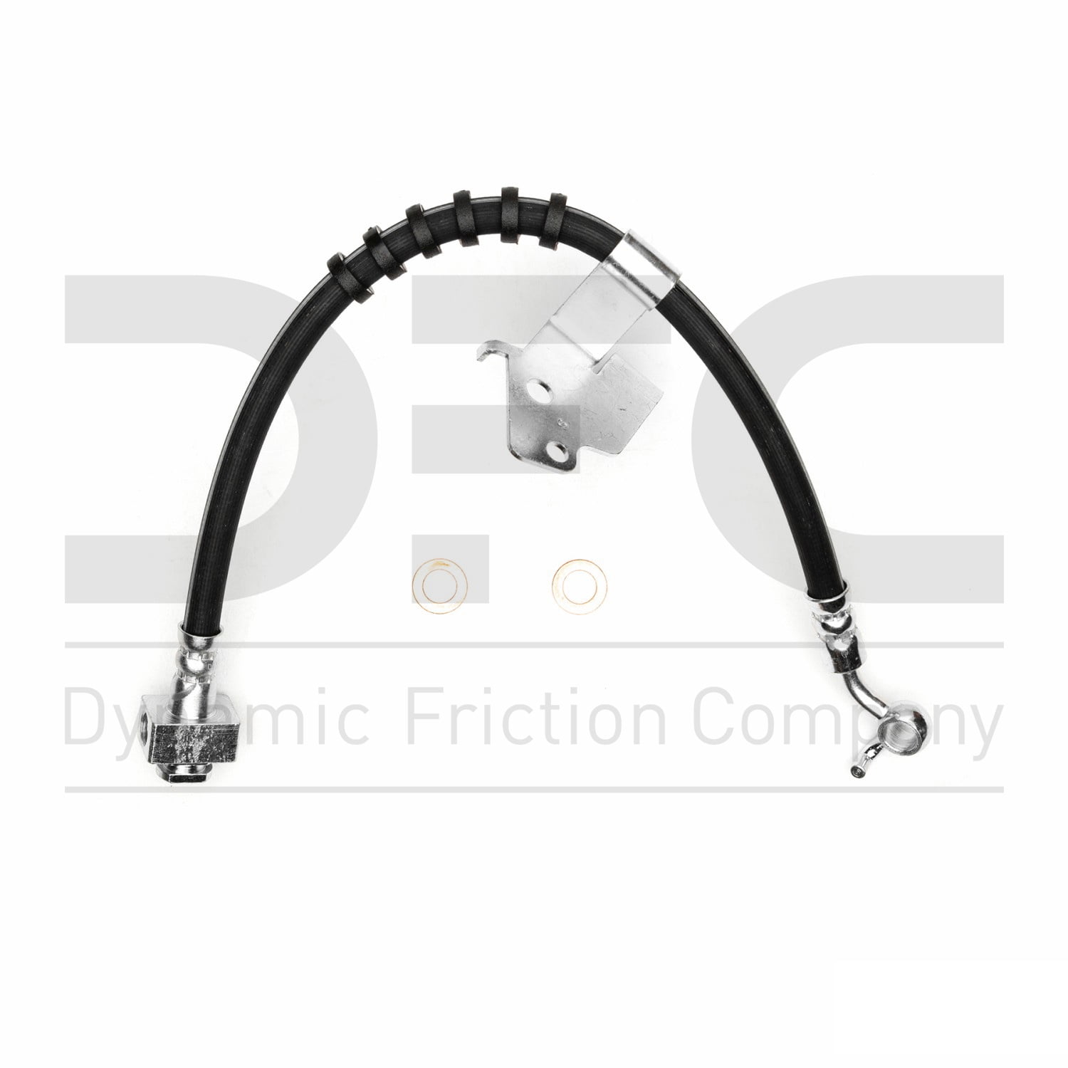 Front Right Dynamic Friction Company Brake Line Hose 350-54089 For 2009-2012 Ford Fusion, 2010-2011 Mercury Milan, 2010-2012 Lincoln MKZ