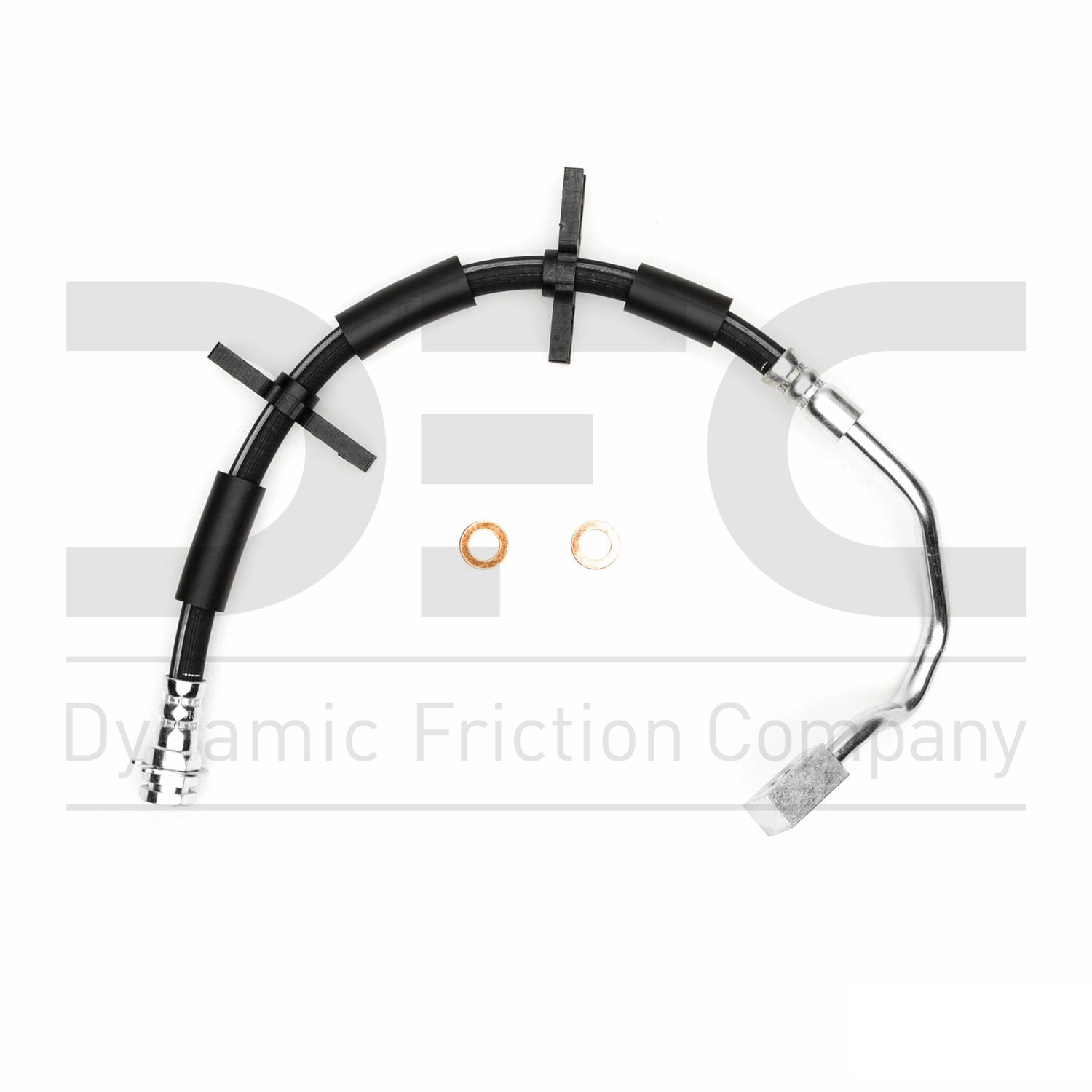 Front Right Dynamic Friction Company Brake Line Hose 350-54390 For 2004-2008 Ford F-150, 2006 Lincoln Mark LT