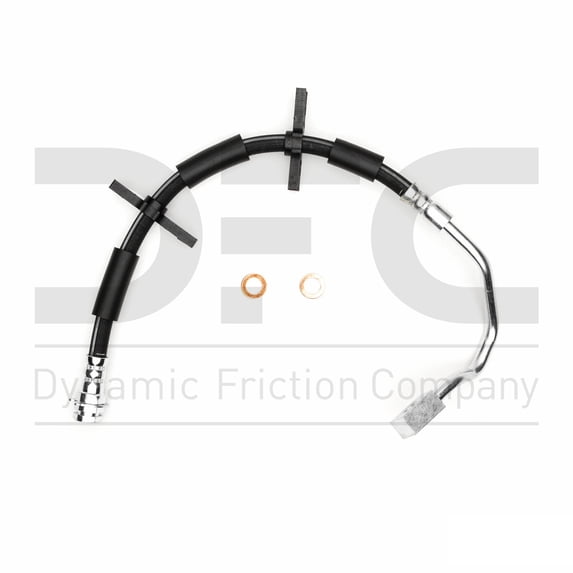 Front Right Dynamic Friction Company Brake Line Hose 350-54390 For 2004-2008 Ford F-150, 2006 Lincoln Mark LT