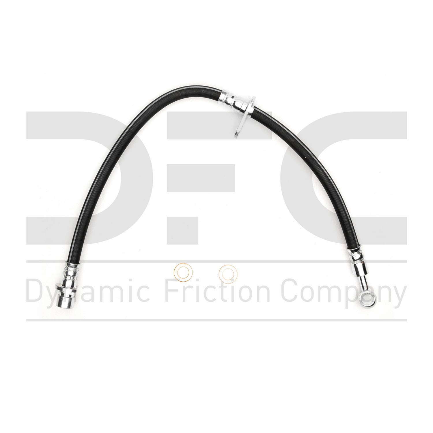 Front Right Dynamic Friction Company Brake Line Hose 350-58000 For 1986-1989 Acura Integra