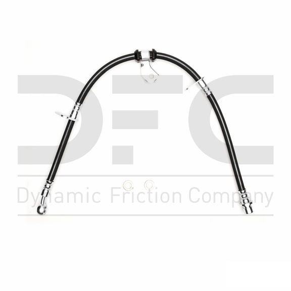 Front Right Dynamic Friction Company Brake Line Hose 350-59025 For 1989-1991 Honda Civic, 1989-1991 Honda CRX