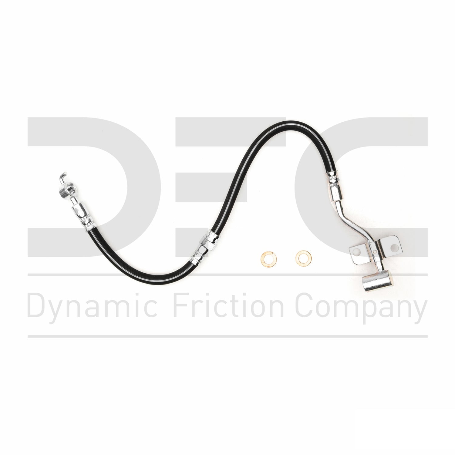 Front Right Dynamic Friction Company Brake Line Hose 350-80021 For 1992-1995 Mazda 929