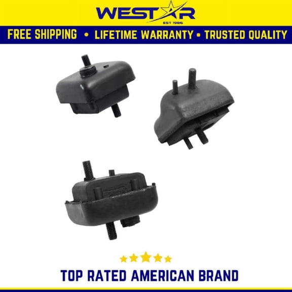 Front Right Engine Mount 3PCS Compatible for MAZDA B3000 Compatible forD RANGER Replaces 2640 2644 2645