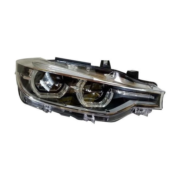 Front Right Headlight Assembly - Compatible with 2016 - 2018 BMW 320i 2017