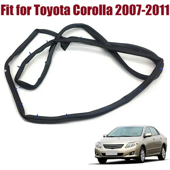 Front Right Inner Door Seal Rubber Weatherstrip Fit for Toyota Corolla 2007-2011