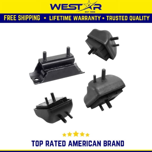 Front Right & Left Engine Mount Compatible for MAZDA B3000 Compatible forD RANGER Replaces 2639 2640 2641 2642