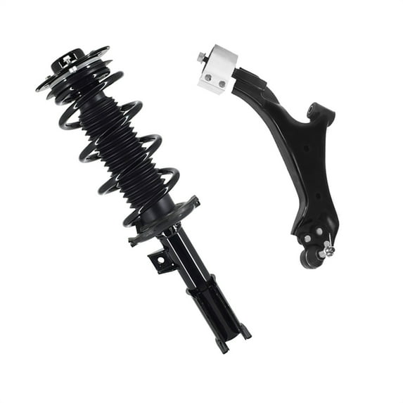 Front Right Lower Control Arm Ball Joint-Quick Complete Strut-Coil Spring Assembly For 2012-2015 Chevrolet Captiva Sport L4