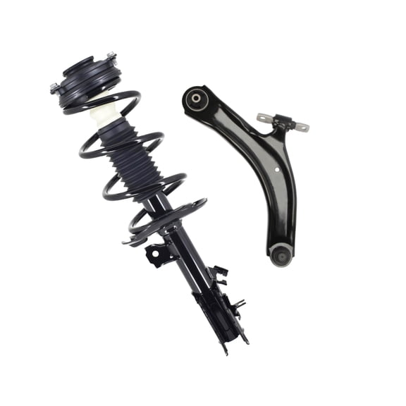 PM Auto Front Right Lower Control Arm Ball Joint-Quick Complete Strut-Coil Spring Assembly For 2013 Nissan Rogue