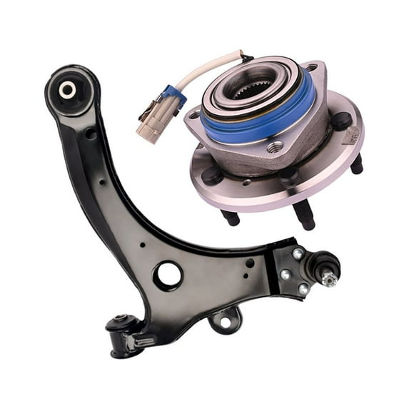 Front Right Lower Control Arm Ball Joint-Wheel Hub Bearing Assembly For 2000 2001 Chevrolet Impala