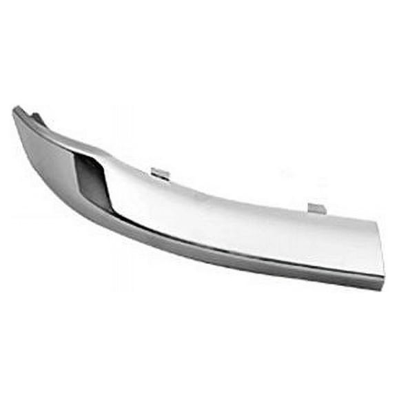 Front Right Passenger Side Bumper Cover Molding - Chrome - Compatible with 2014 - 2019 Dodge Durango (Excludes 2018 2019 S.R.T and RT Models) 2015 2016 2017 2020