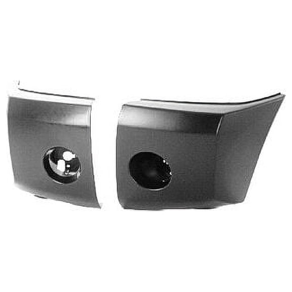 Front Right Passenger Side Bumper End (1 Piece) - Compatible with 2004 - 2007 Nissan Titan / Armada / LE / SE with Fog Lights 2005 2006