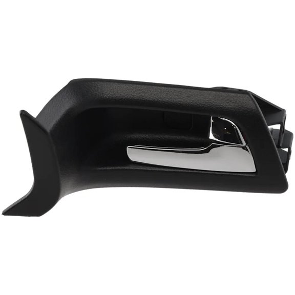 Front Right (Passenger Side) Interior Door Handle Compatible with 2008-2009 Pontiac G8 Chrome Lever With Black Bezel With Lock Button 92213437 Base GT Gxp New OE Replacement Direct Fit