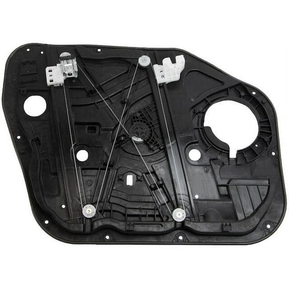 Front Right Passenger Side Window Regulator with Motor with Panel - Compatible with 2016 - 2022 Hyundai Tucson (without Auto-Up Option) 2017 2018 2019 2020 2021