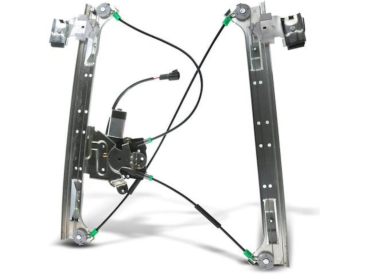 Front Left Window Regulator With Motor For Chevy Trailblazer GMC Envoy 2002-2009 – Direct Replacement