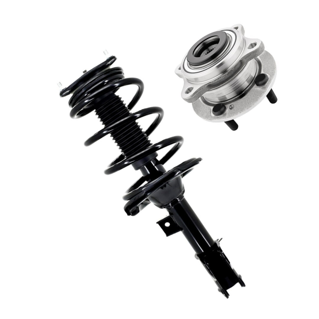 Front And Rear Suspension Strut Coil Spring And Shock Absorber Assembly Kit 4 Piece Compatible 2002 2007 Saturn Vue Without 19 Inch Wheels 3rd Row Seat 2003 - View #13