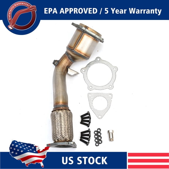 Front Right Catalytic Converter for 2008-2010 Porsche Cayenne 4.8L V8 (S / GTS / Turbo)