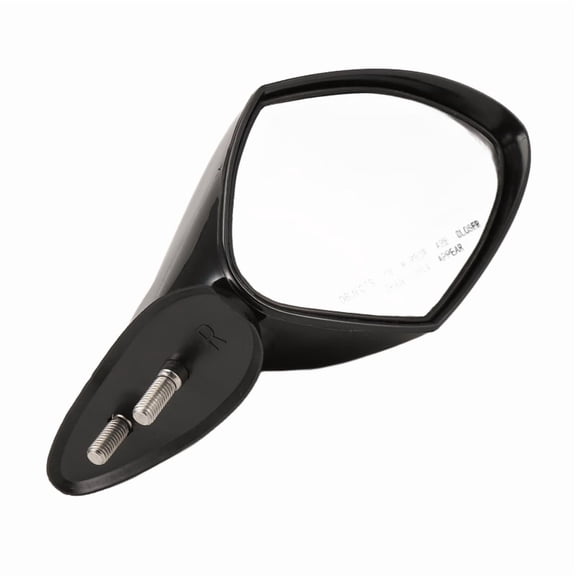 Front-Right Side Mirror for Jet Ski Riders, Single Black Plastic Replacement Fit VX 110/EX