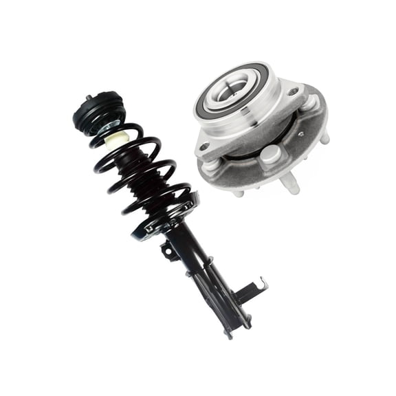 Front Right Wheel Hub Bearing-Quick Complete Strut-Coil Spring For 2010-2016 Buick Lacrosse AWD