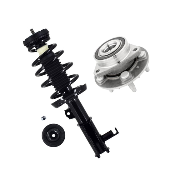Front Right Wheel Hub Bearing-Quick Complete Strut-Coil Spring For 2014-2020 Chevrolet Impala
