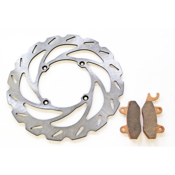 Front RipTide Brake Rotor & Brake Pads for Kawasaki KX125 KX250 1990 - 1993