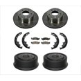 thumbnail image 1 of Front Rotors Rear Drums Brake Pads Brake Shoes for Jeep Wrangler 90-98, 1 of 6