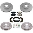 thumbnail image 1 of Front Rotors Rear Drums Brake Pads Shoes Spring Kit for Chevrolet Trax 13-19, 1 of 6