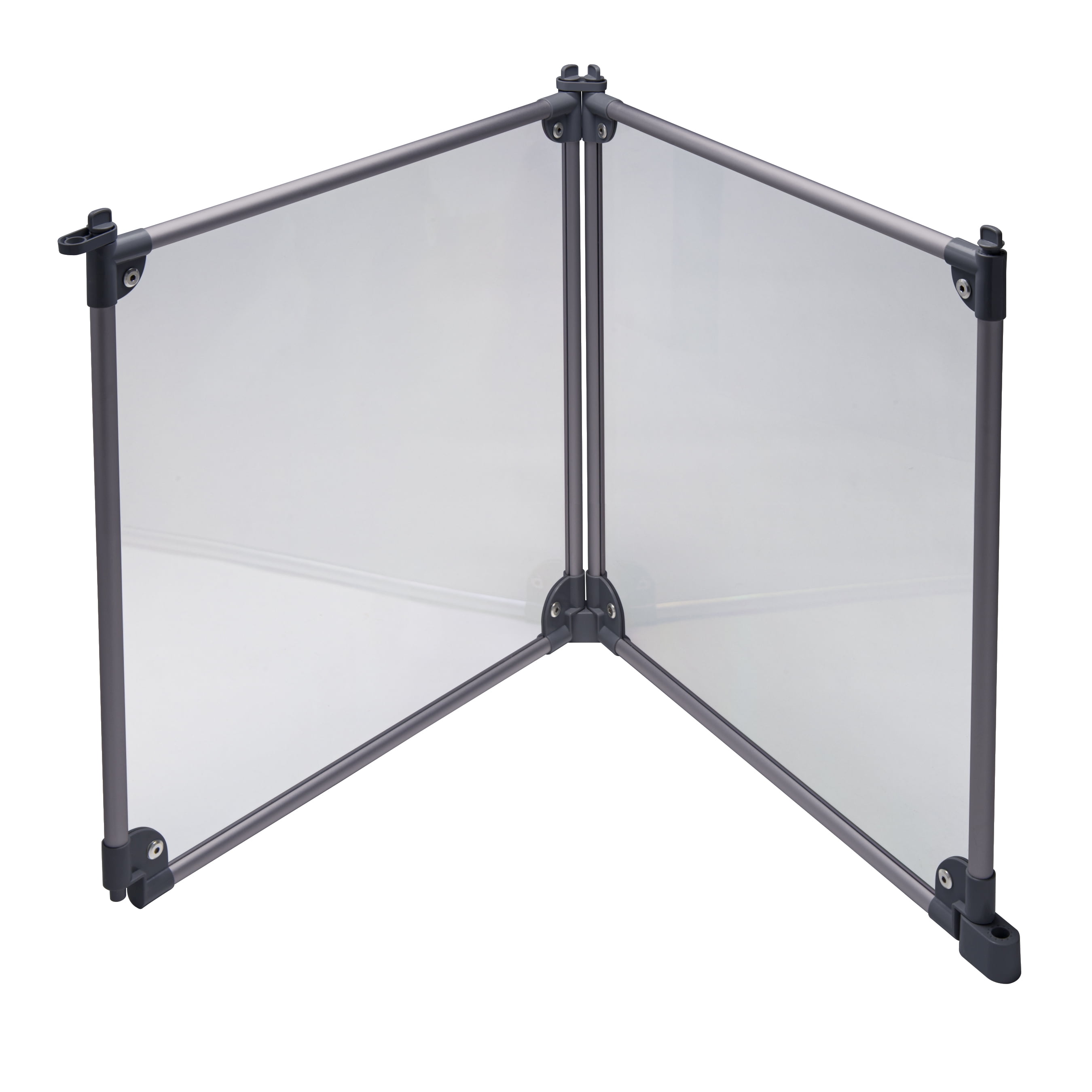 Front Row 2 Panel Extension Foldable Dog Playpen Pen, 24 in, Charcoal