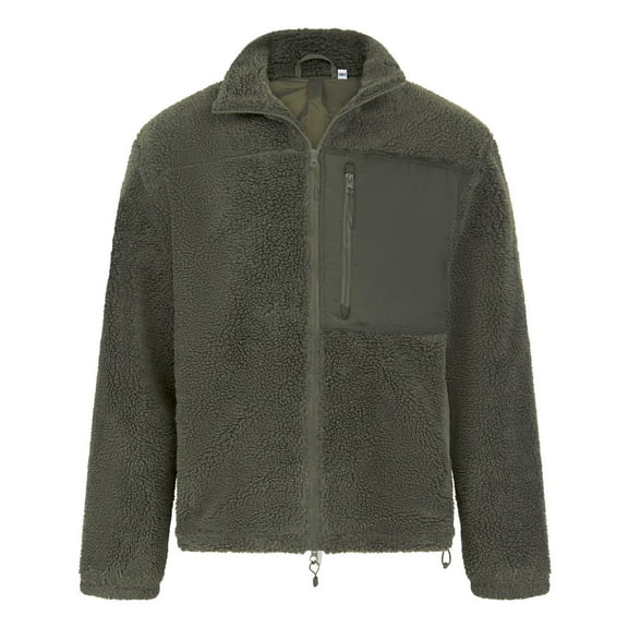 Front Row  Adult Sherpa Recycled Fleece Jacket