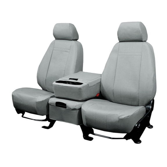 Front Row Buckets Light Grey Insert and Trim DuraPlus Custom Seat Cover 2013-2017 Buick Enclave|Chevrolet Traverse