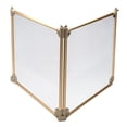 thumbnail image 1 of Front Row Foldable 2 Panel Dog Extension Playpen Pen, 30 in, Gold, 1 of 3