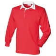 thumbnail image 1 of Front Row Long Sleeve Classic Rugby Polo Shirt, 1 of 4
