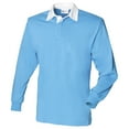 thumbnail image 1 of Front Row Long Sleeve Classic Rugby Polo Shirt, 1 of 4