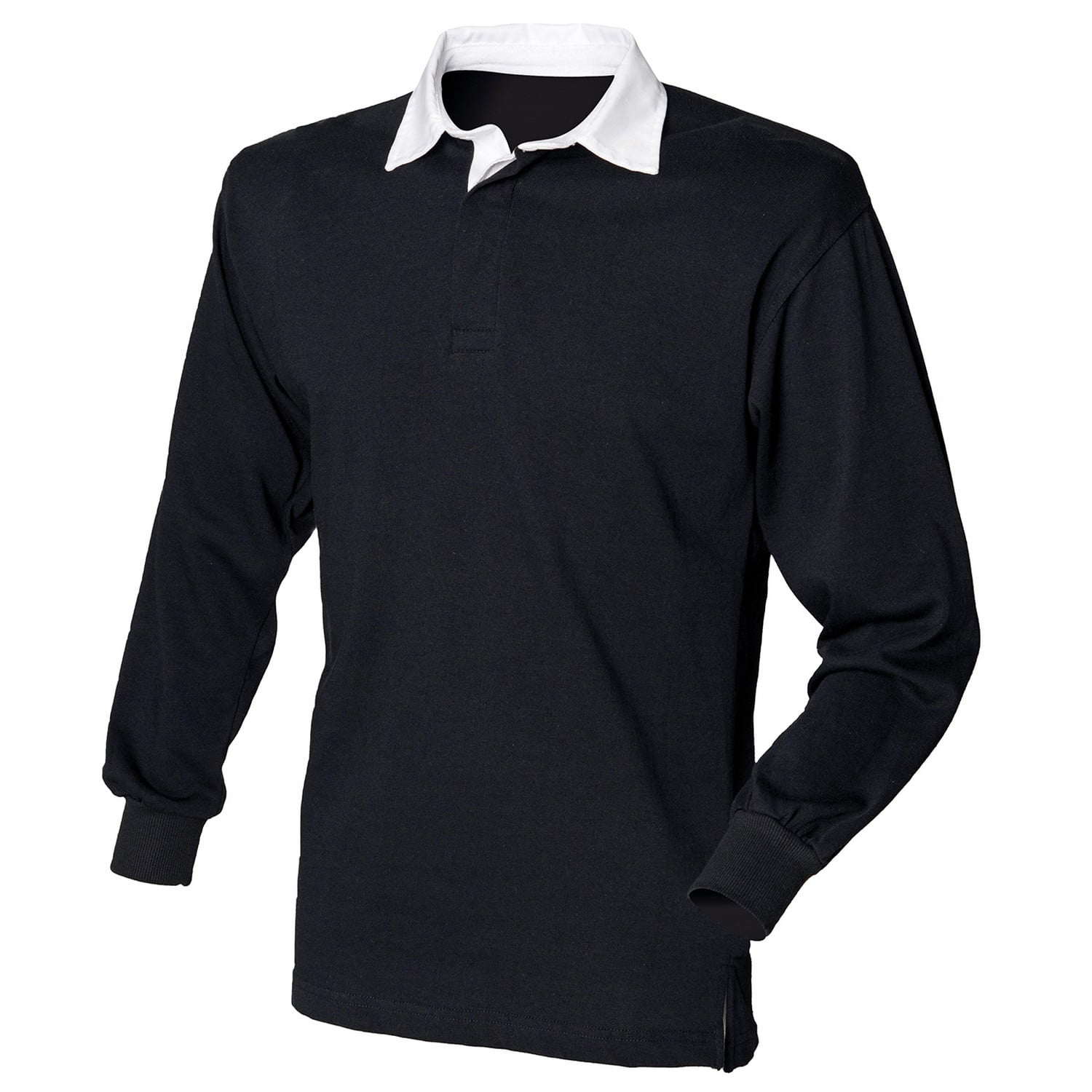 long sleeve rugby polo shirt