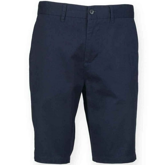 Front Row Mens Chino Stretch Shorts
