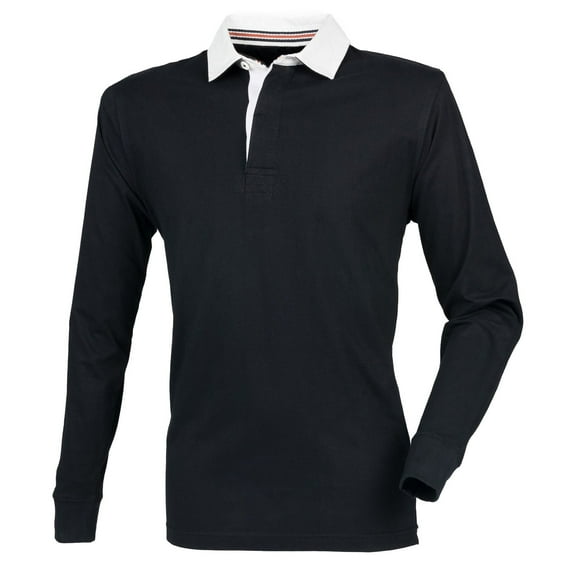 Front Row Mens Premium Long Sleeve Rugby Shirt/Top