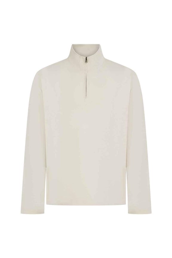 Front Row Mens Premium Pique Quarter Zip Top