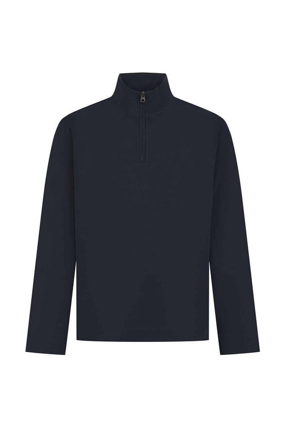 Front Row Mens Premium Pique Quarter Zip Top