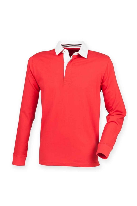 Front Row Mens Premium Rugby Shirt
